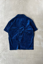 画像をギャラリービューアに読み込む, 90&#39;S S/S PATTERN SHIRT / NAVY [SIZE: S USED]
