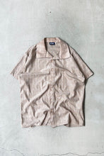 画像をギャラリービューアに読み込む, 90&#39;S S/S CHECK SHIRT / BEIGE [SIZE: S USED]
