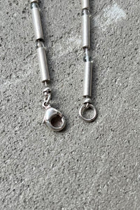 925 SILVER NECKLACE W/BEADS / SILVER  [SIZE: ONE SIZE USED]
