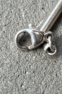 925 SILVER NECKLACE W/BEADS / SILVER  [SIZE: ONE SIZE USED]