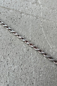 MADE IN ITALY 925 SILVER FRENCH ROPE BRACELET / SILVER [SIZE: ONE SIZE USED]