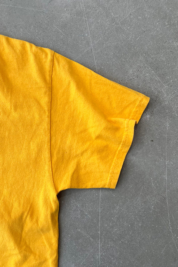917 SKATEBOARDING T-SHIRT / YELLOW [SIZE: M USED]