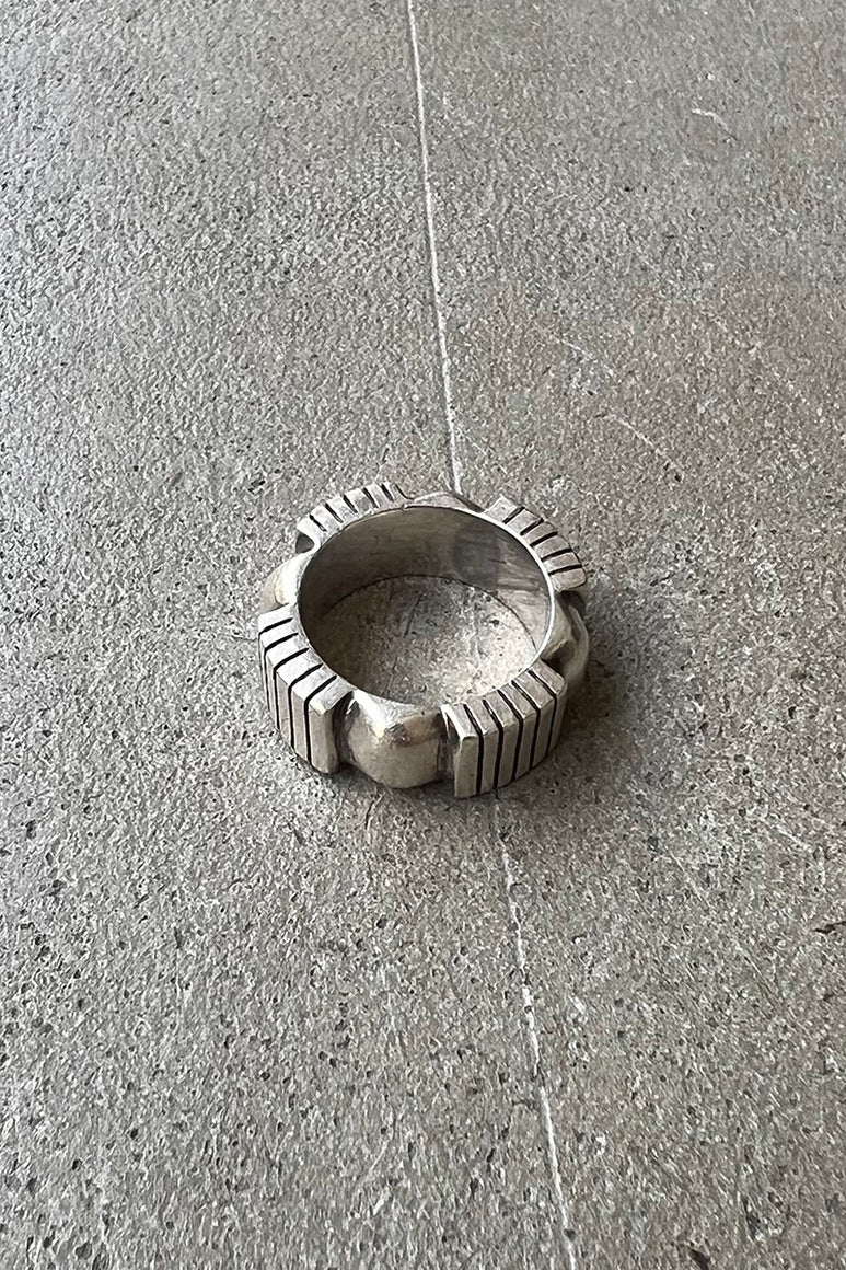 925 SILVER RING / SILVER [SIZE: 13号相当 USED]