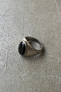 MADE IN MEXICO 925 SILVER RING W/ONYX / SILVER [SIZE: 13号相当 USED]