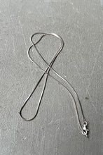 画像をギャラリービューアに読み込む, STARLING SILVER SNAKE CHAIN NECKLACE  [SIZE: ONE SIZE USED]
