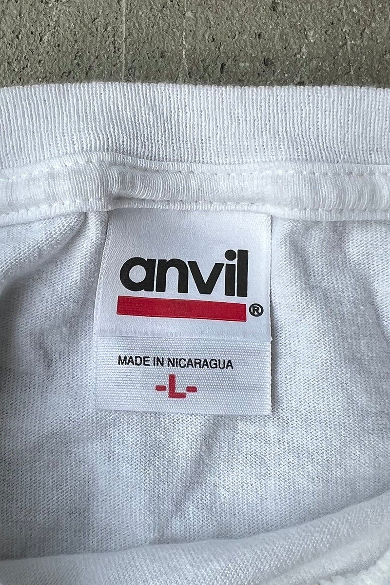 90'S WARNING EROTIC T-SHIRT / WHITE [SIZE: L USED]