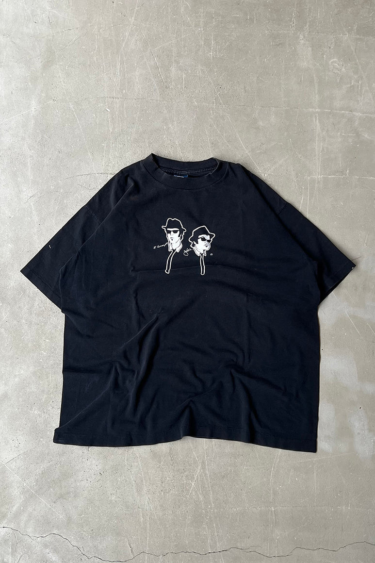 MADE IN USA 90'S THE BLUES BROTHERS MOVIE T-SHIRT / BLACK [SIZE: XL USED]