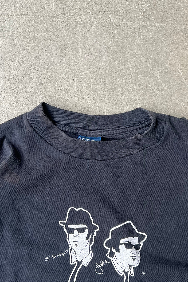 MADE IN USA 90'S THE BLUES BROTHERS MOVIE T-SHIRT / BLACK [SIZE: XL USED]