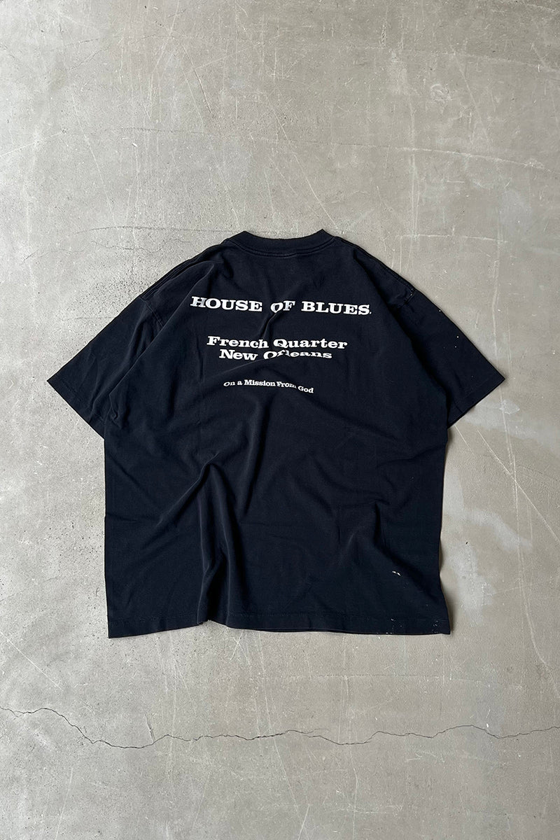 MADE IN USA 90'S THE BLUES BROTHERS MOVIE T-SHIRT / BLACK [SIZE: XL USED]