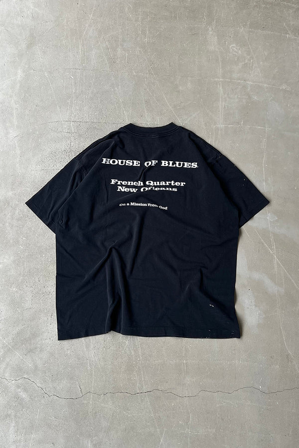 MADE IN USA 90'S THE BLUES BROTHERS MOVIE T-SHIRT / BLACK [SIZE: XL USED]
