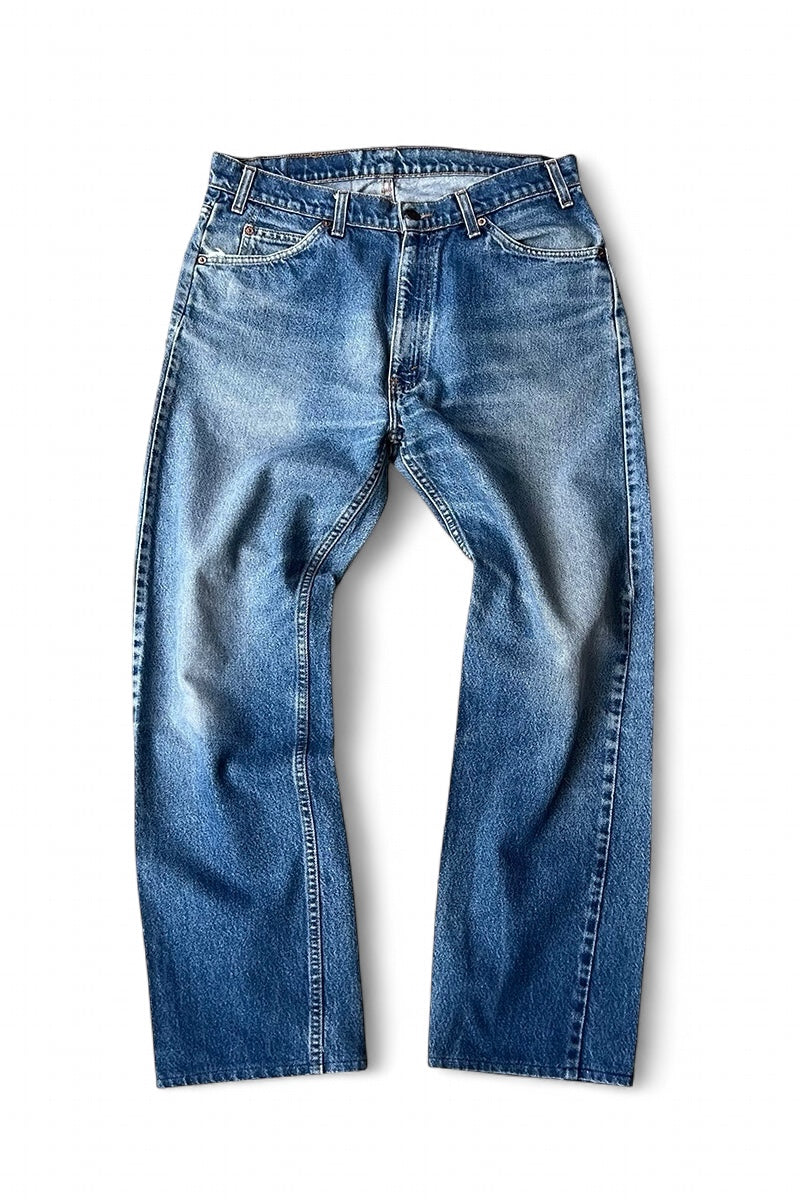 MADE IN USA 90'S 505 DENIM PANTS ORANGE TAB / INDIGO [SIZE: 34 USED]
