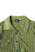 画像をギャラリービューアに読み込む, 90&#39;S S/S STRIPE SHIRT / YELLOW [SIZE: S USED]
