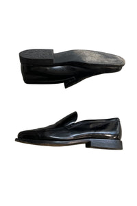 MADE IN ITALY LEATHER LOAFER / BLACK [SIZE: US9.0 (28.0cm相当) USED]