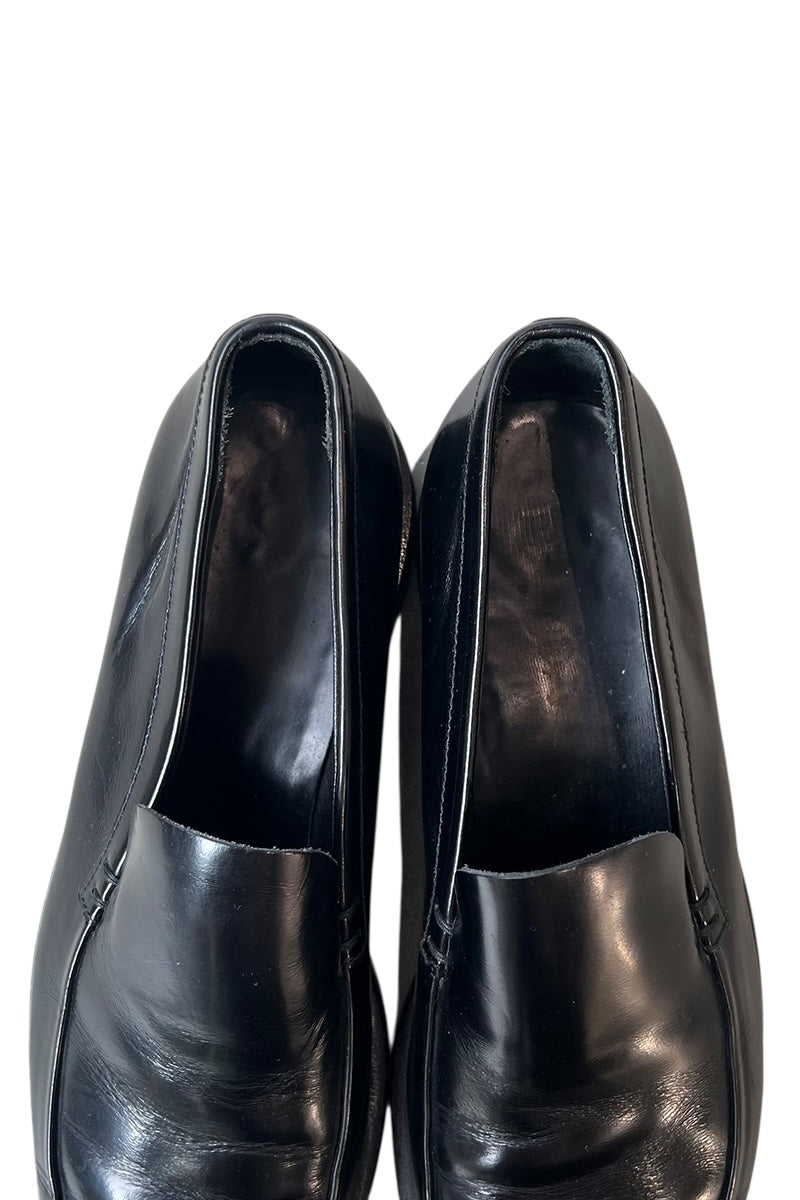 MADE IN ITALY LEATHER LOAFER / BLACK [SIZE: US9.0 (equivalent to 28.0cm) USED]