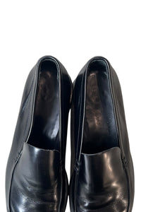 MADE IN ITALY LEATHER LOAFER / BLACK [SIZE: US9.0 (28.0cm相当) USED]