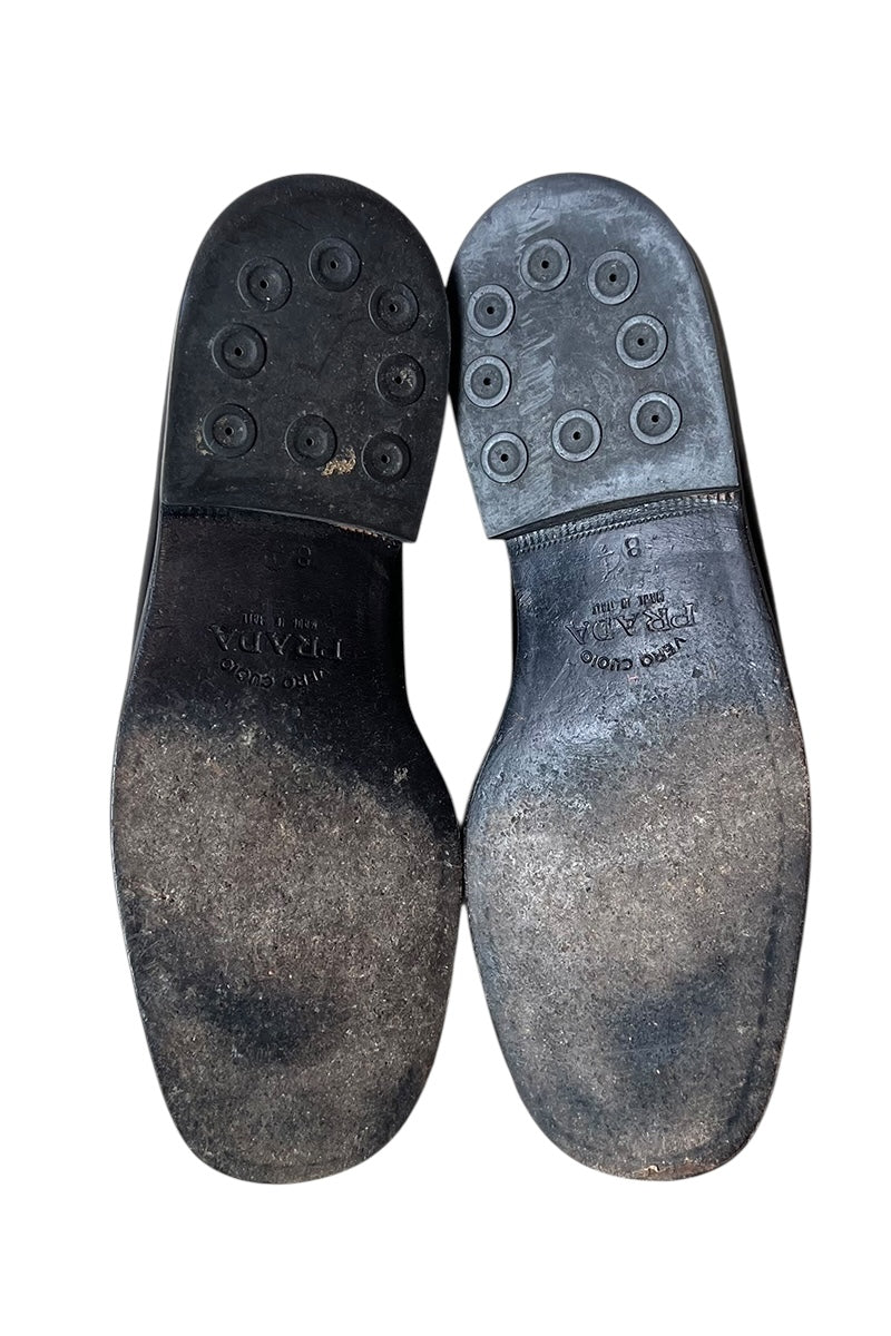 MADE IN ITALY LEATHER LOAFER / BLACK [SIZE: US9.0 (equivalent to 28.0cm) USED]