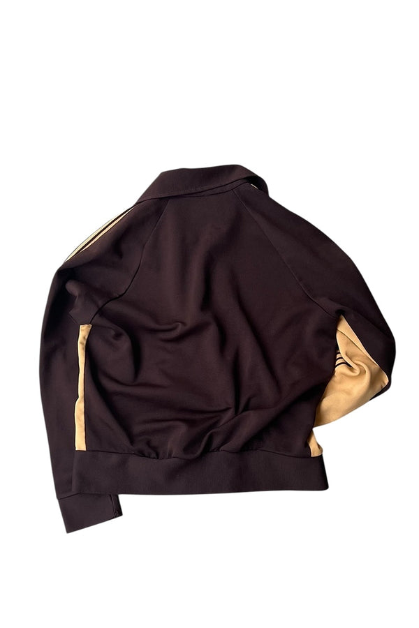 MADE IN USA 70'S TRACK JACKET ROCKET TALON ZIP / BEIGE [SIZE: S USED]