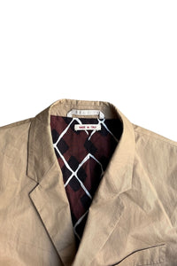 MADE IN ITALY 3B TAILORED JACKET / BEIGE [SIZE: 46 USED]