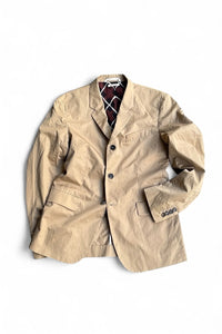 MADE IN ITALY 3B TAILORED JACKET / BEIGE [SIZE: 46 USED]