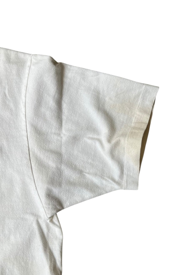 MADE IN USA 80'S KEEP YOUR HEAD PRINT T-SHIRT / WHITE [SIZE: L USED]