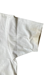 MADE IN USA 80'S KEEP YOUR HEAD PRINT T-SHIRT / WHITE [SIZE: L USED]