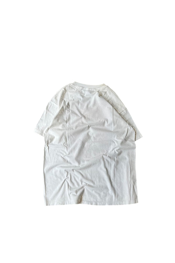 MADE IN USA 80'S KEEP YOUR HEAD PRINT T-SHIRT / WHITE [SIZE: L USED]
