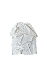 MADE IN USA 80'S KEEP YOUR HEAD PRINT T-SHIRT / WHITE [SIZE: L USED]
