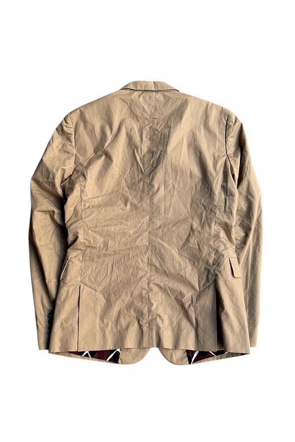 MADE IN ITALY 3B TAILORED JACKET / BEIGE [SIZE: 46 USED]