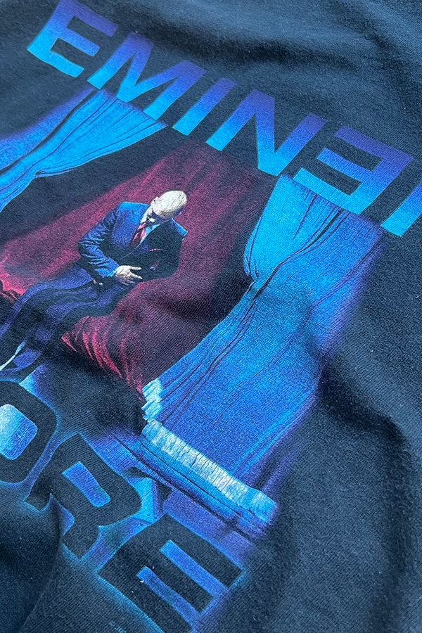 04'S EMINEM HIP HOP T-SHIRT / BLACK [SIZE: M USED]