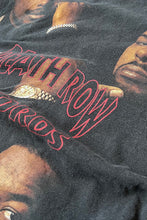 画像をギャラリービューアに読み込む, 00&#39;S DEATH ROW RECORDS HIP HOP T-SHIRT / BLACK [SIZE: L USED]
