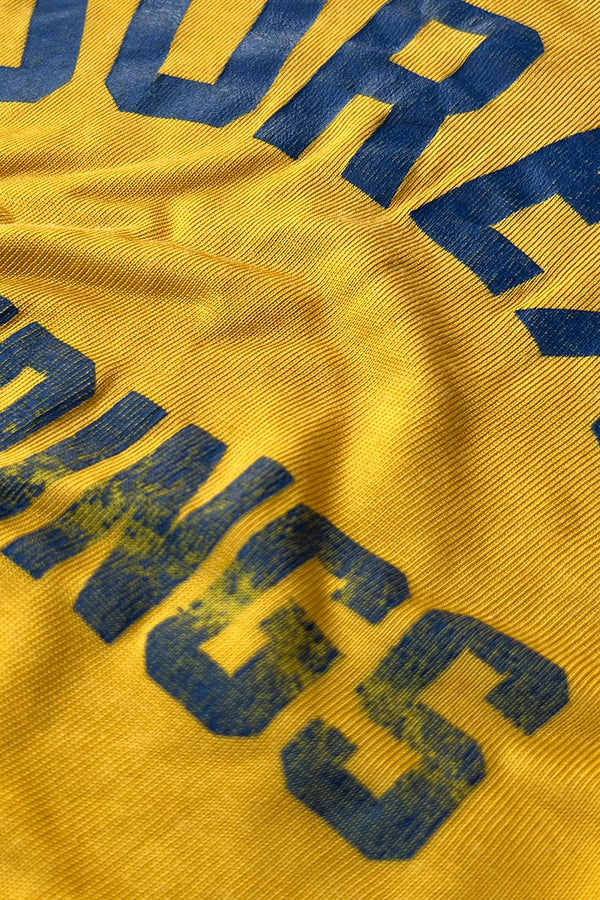 50-60'S DUREX T-SHIRT / YELLOW [SIZE: M USED]
