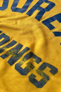 50-60'S DUREX T-SHIRT / YELLOW [SIZE: M USED]