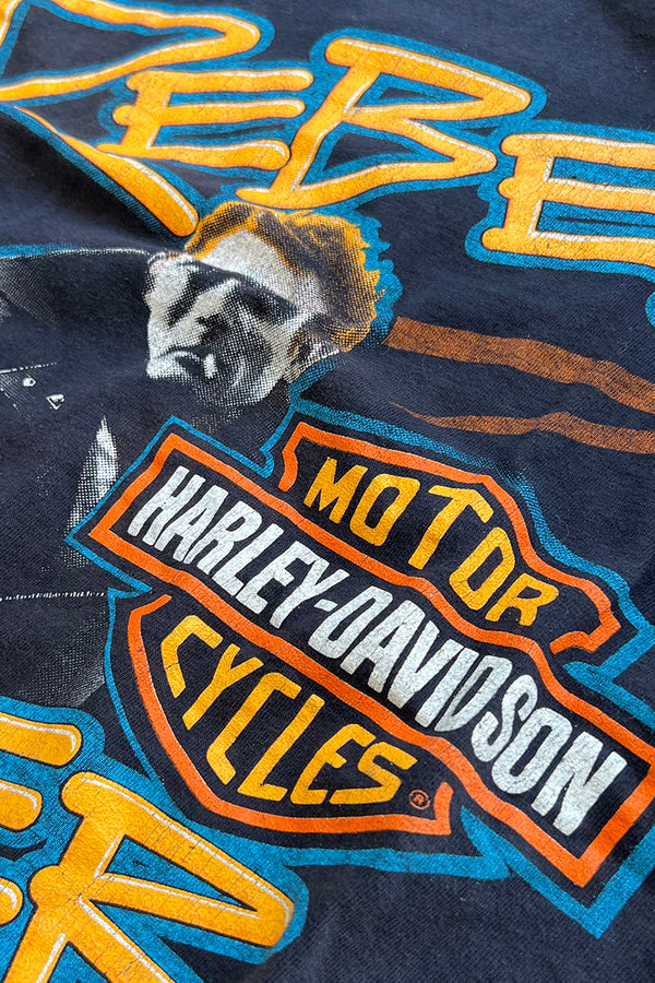 87'S HARLEY JAMES DEAN T-SHIRT / BLACK [SIZE: M USED]