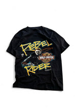 画像をギャラリービューアに読み込む, 87&#39;S HARLEY JAMES DEAN T-SHIRT / BLACK [SIZE: M USED]
