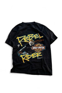 87'S HARLEY JAMES DEAN T-SHIRT / BLACK [SIZE: M USED]