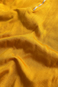 60'S J.C.H. HALF ZIP POLO SHIRT / YELLOW [SIZE: M USED]