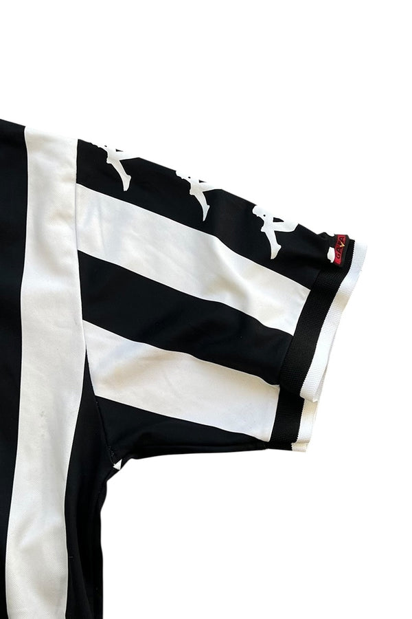 MADE IN ITALY 99-00'S DEL PIERO FOOTBALL GAME SHIRT / STRIPE [SIZE: S USED]