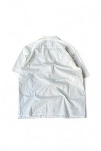 90'S S/S ANDY CAMP OPEN COLLAR SHIRT / WHITE [SIZE: M USED]