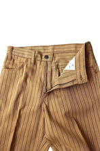 画像をギャラリービューアに読み込む, MADE IN USA 70&#39;S STA-PREST STRIPE PANTS / BEIGE [SIZE: M USED]
