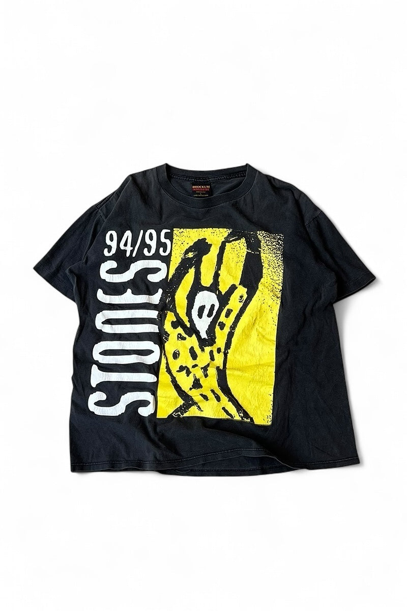 MADE IN USA 94'S THE ROLLING STONES NORTH AMERICAN TOUR T-SHIRT / BLACK [SIZE: L USED]