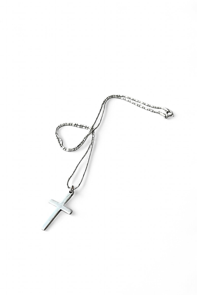 925 SILVER CROSS PENDANT NECKLACE  [SIZE: ONE SIZE USED]
