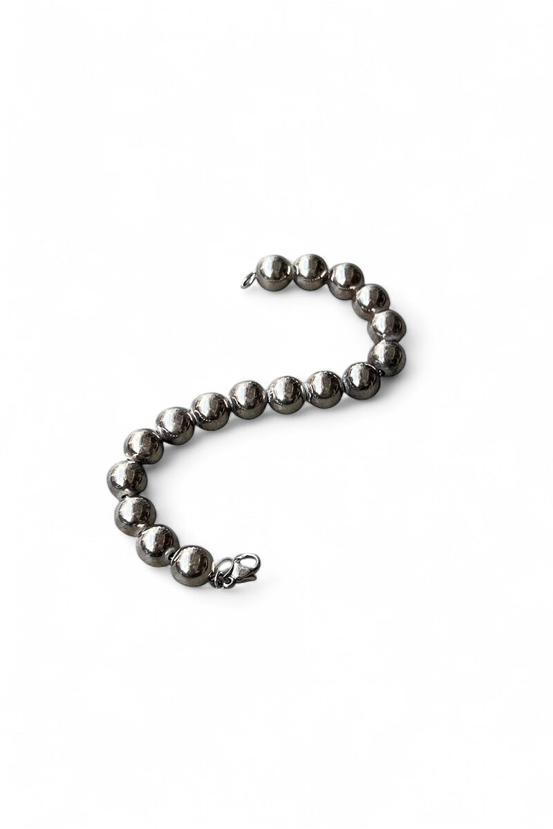 925 BEAD BRACELET / SILVER  [SIZE: ONE SIZE USED]