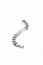 画像をギャラリービューアに読み込む, MADE IN ITALY 925 SILVER ID BRACELET / SILVER  [SIZE: ONE SIZE USED]
