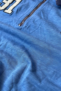 90'S HALF-ZIP POLO SHIRT / LIGHT BLUE [SIZE: L USED]