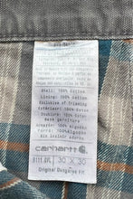 画像をギャラリービューアに読み込む, MADE IN USA 14&#39;S DUCK PAINTER PANTS W/FRANNEL CHECK LINNER / GRAY [SIZE: 30 USED]
