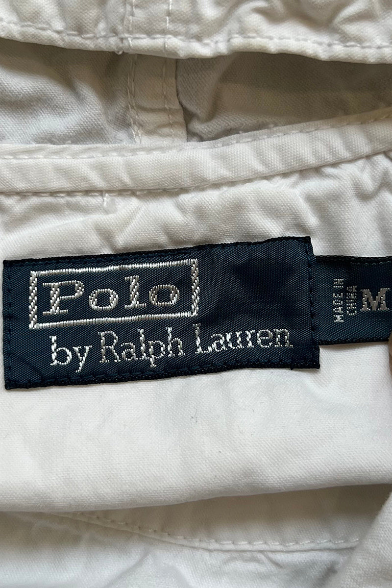 EXCLUSIVE OF DECORATION ZIP UP HOODIE JACKET 90'S REISSUE / WHITE [SIZE: M USED]