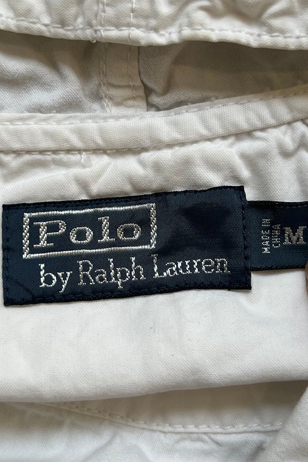 EXCLUSIVE OF DECORATION ZIP UP HOODIE JACKET 90'S REISSUE / WHITE [SIZE: M USED]