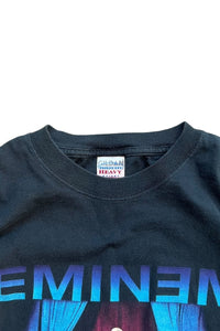 04'S EMINEM HIP HOP T-SHIRT / BLACK [SIZE: M USED]