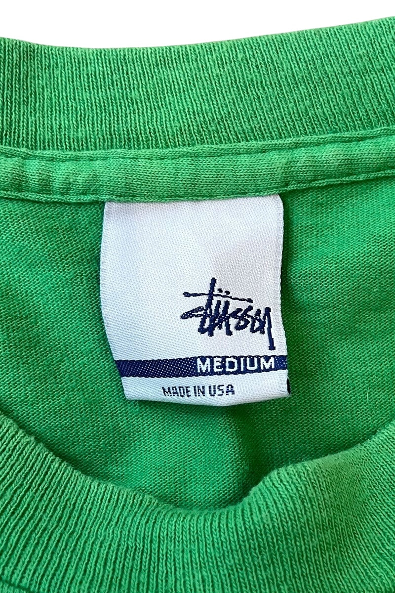 MADE IN USA Y2K EARLY 00'S APPLE T-SHIRT / GREEN [SIZE: M USED]