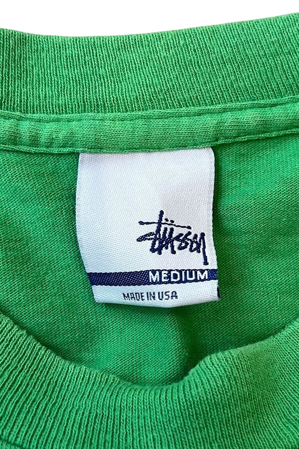 MADE IN USA Y2K EARLY 00'S APPLE T-SHIRT / GREEN [SIZE: M USED]